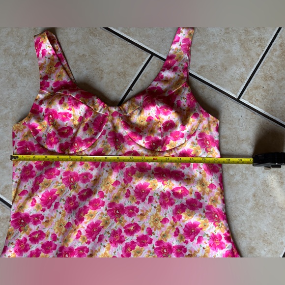 Forever 21 Pink Pleated Maxi Dress Size XL - Picture 6 of 8